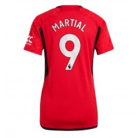 Fotbalové Dres Manchester United Anthony Martial #9 Dámské Domácí 2023-24 Krátký Rukáv
